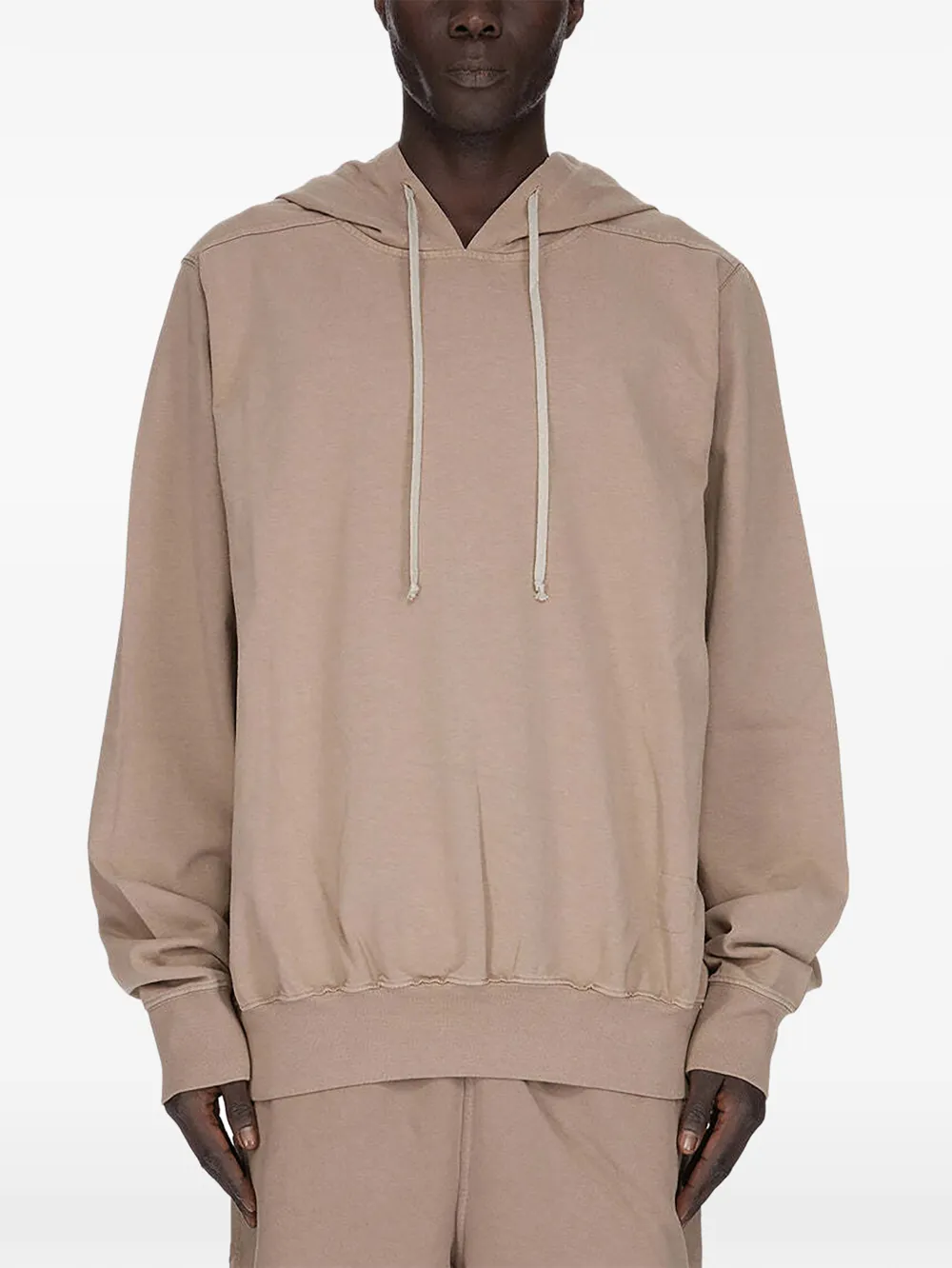 Rick Owens DRKSHDW Hun hoodie met trekkoord Bruin