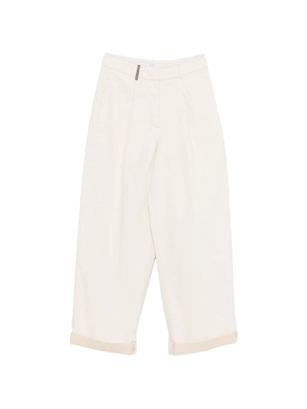 Peserico cuffed trousers - Toni neutri