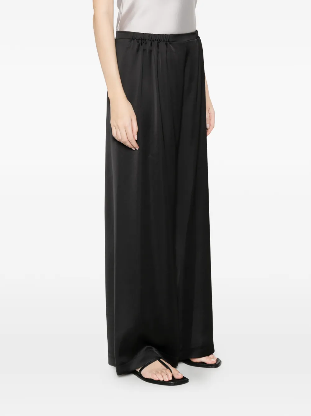  Imperial Elasticated Palazzo Pants - Black 