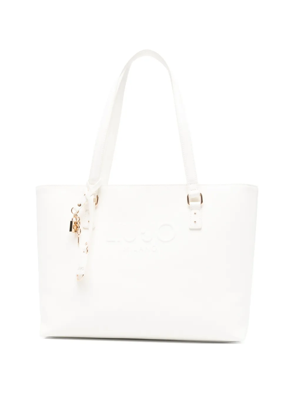 LIU JO Shopper mit Logo-Prägung - Weiß