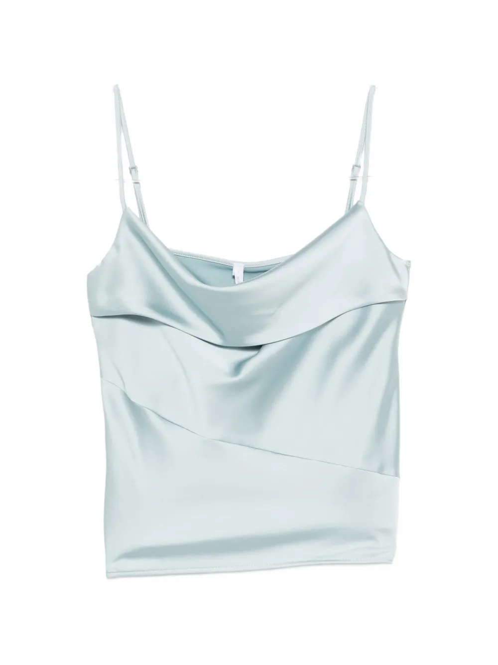 IMPERIAL cowl-neck top - Blu