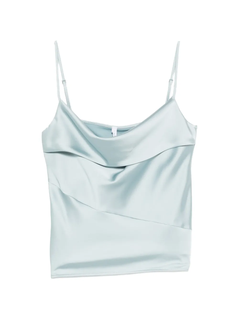 IMPERIAL cowl-neck top - Blu