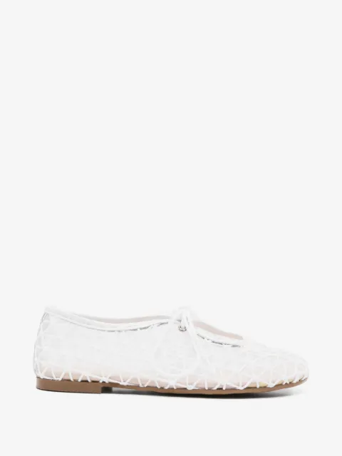 Eli1957   geometric-pattern ballet flats