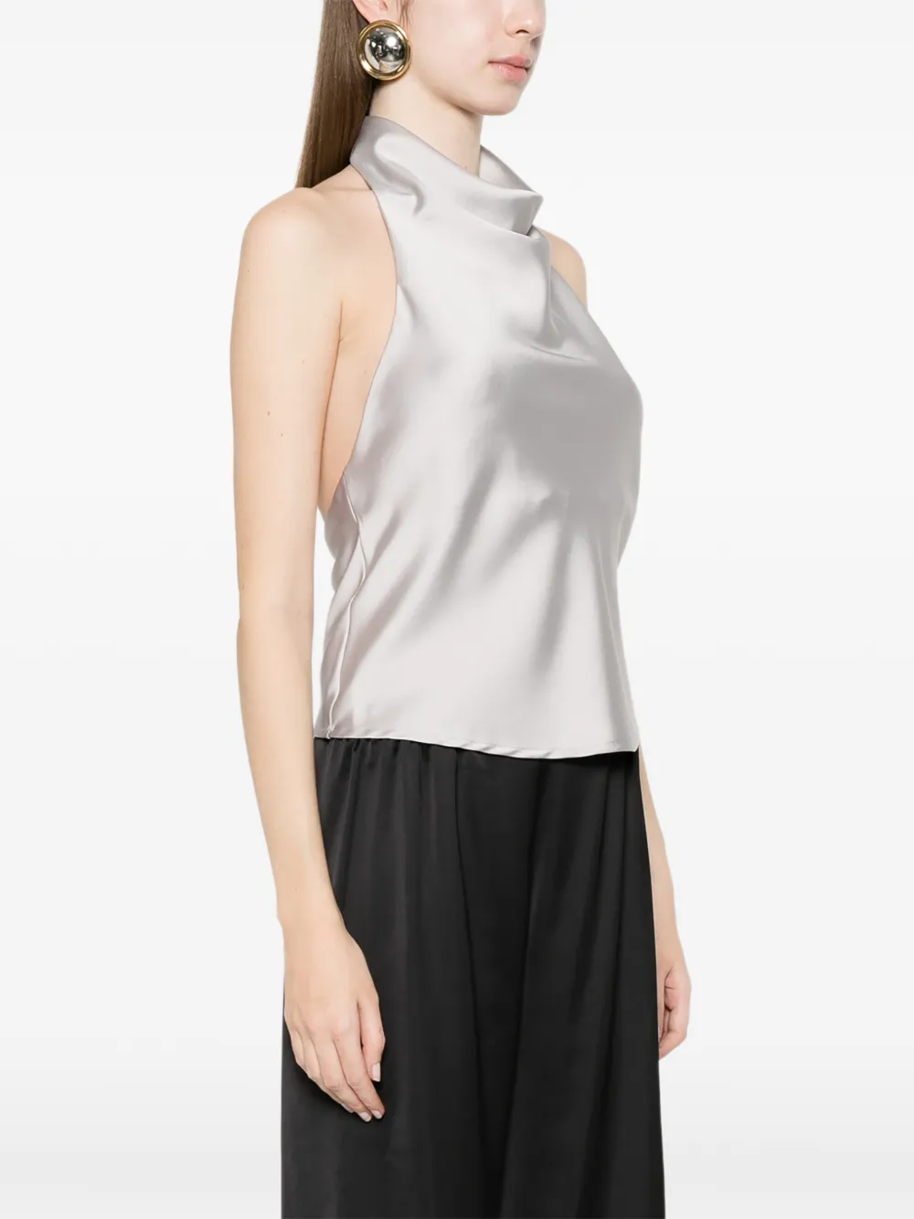  Imperial Halterneck Top - Grey 