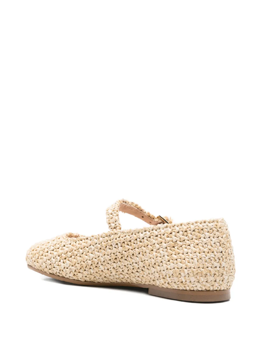 Eli1957 Ballerina's met gespbandje Beige