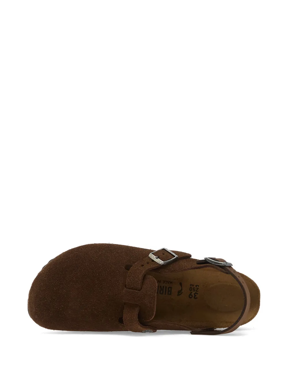 Birkenstock Tokio slingback klompen Bruin