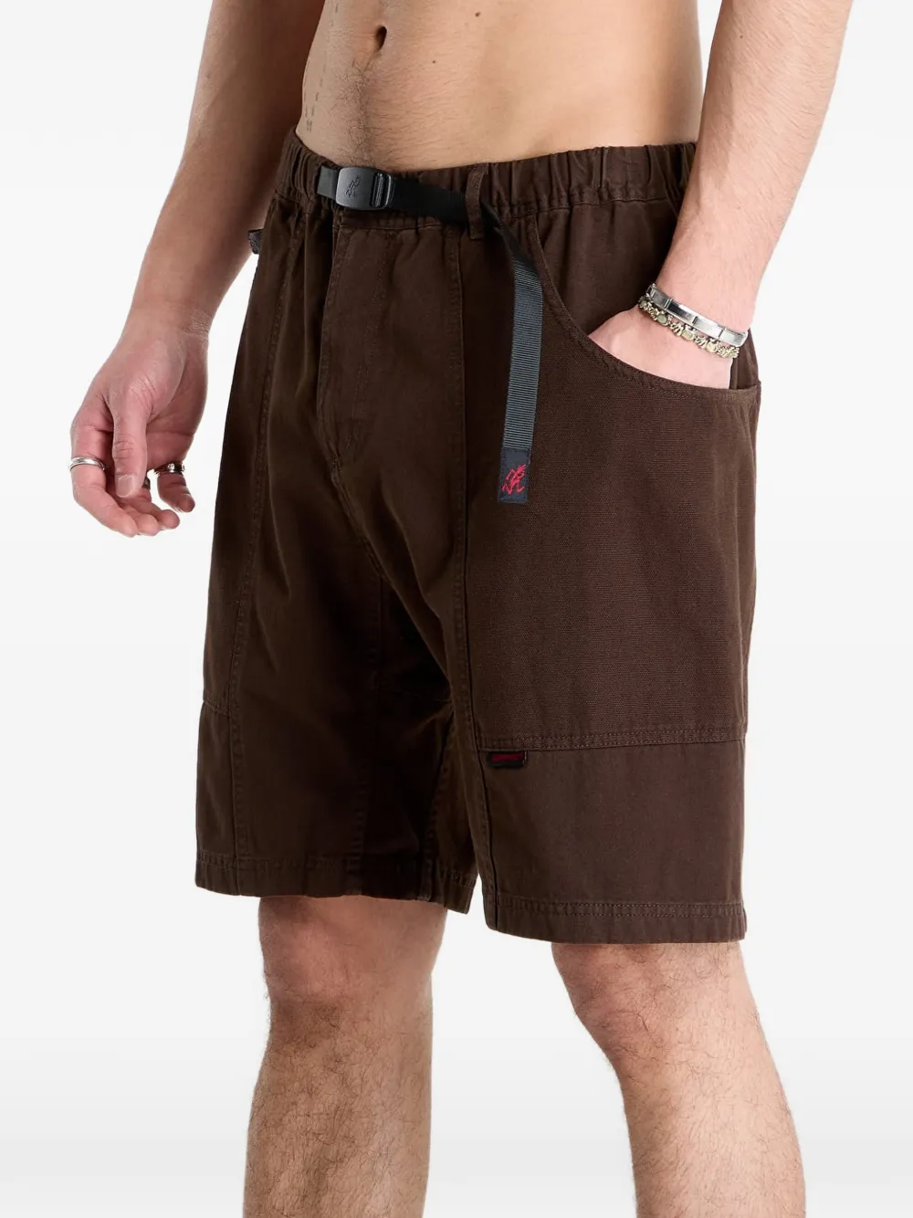 Gramicci Gadget Belted Shorts - Brown 