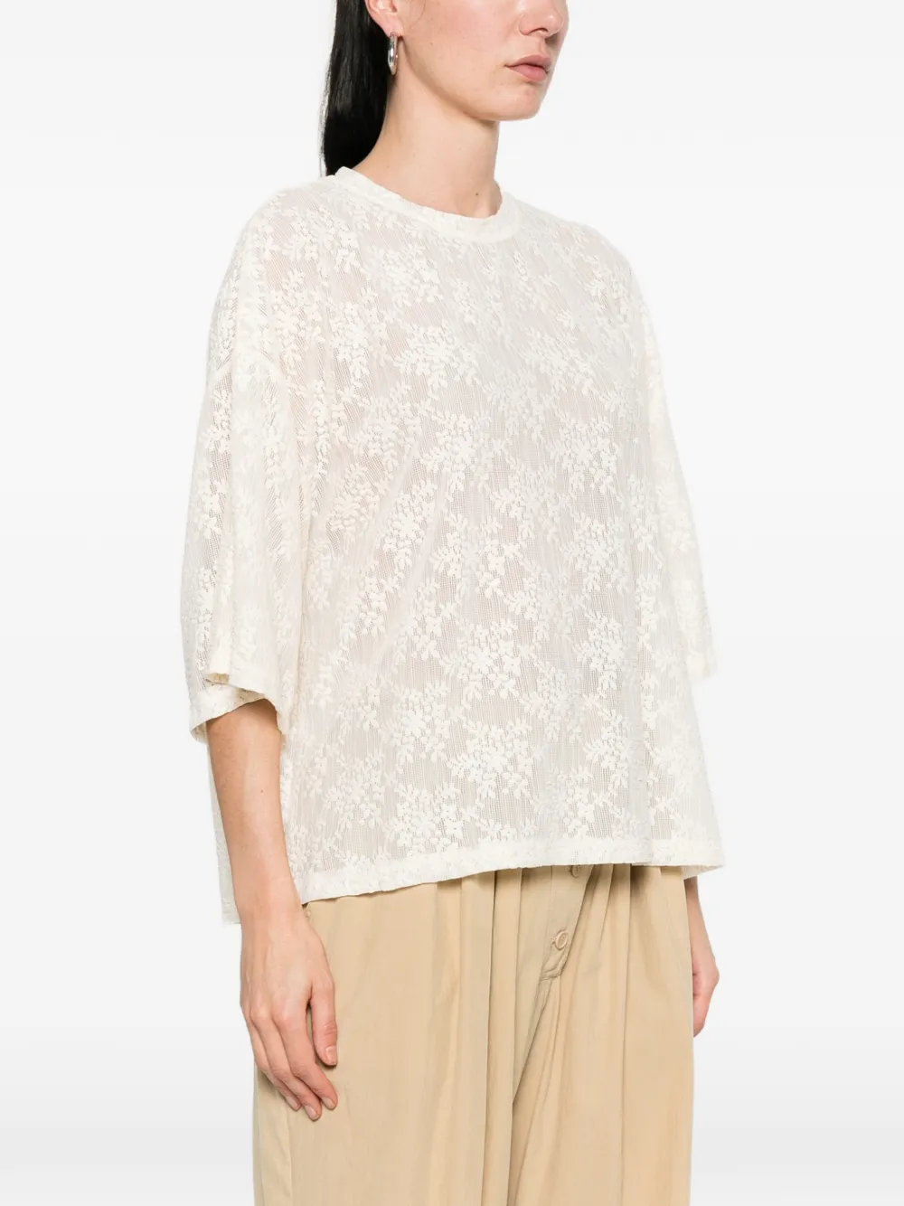  Imperial Patterned Top - Neutrals 