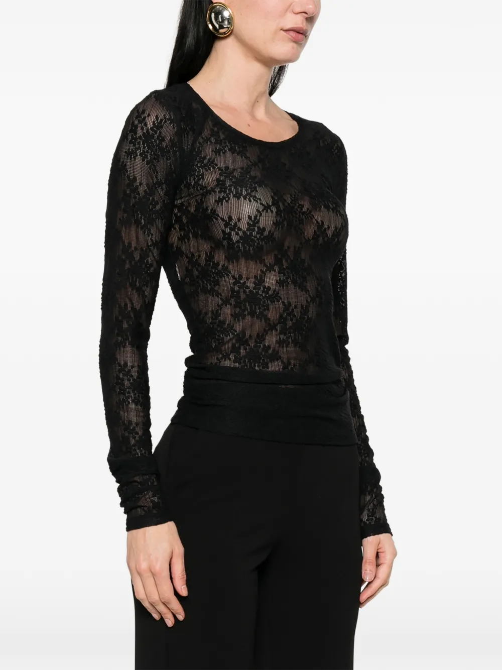  Imperial Lace Top - Black 