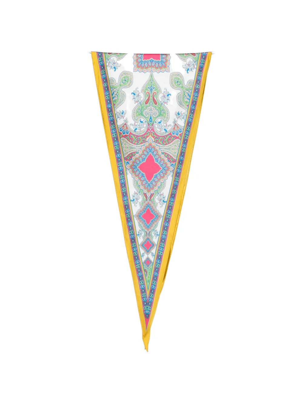 ETRO - printed scarf - heren - zijde - Eén