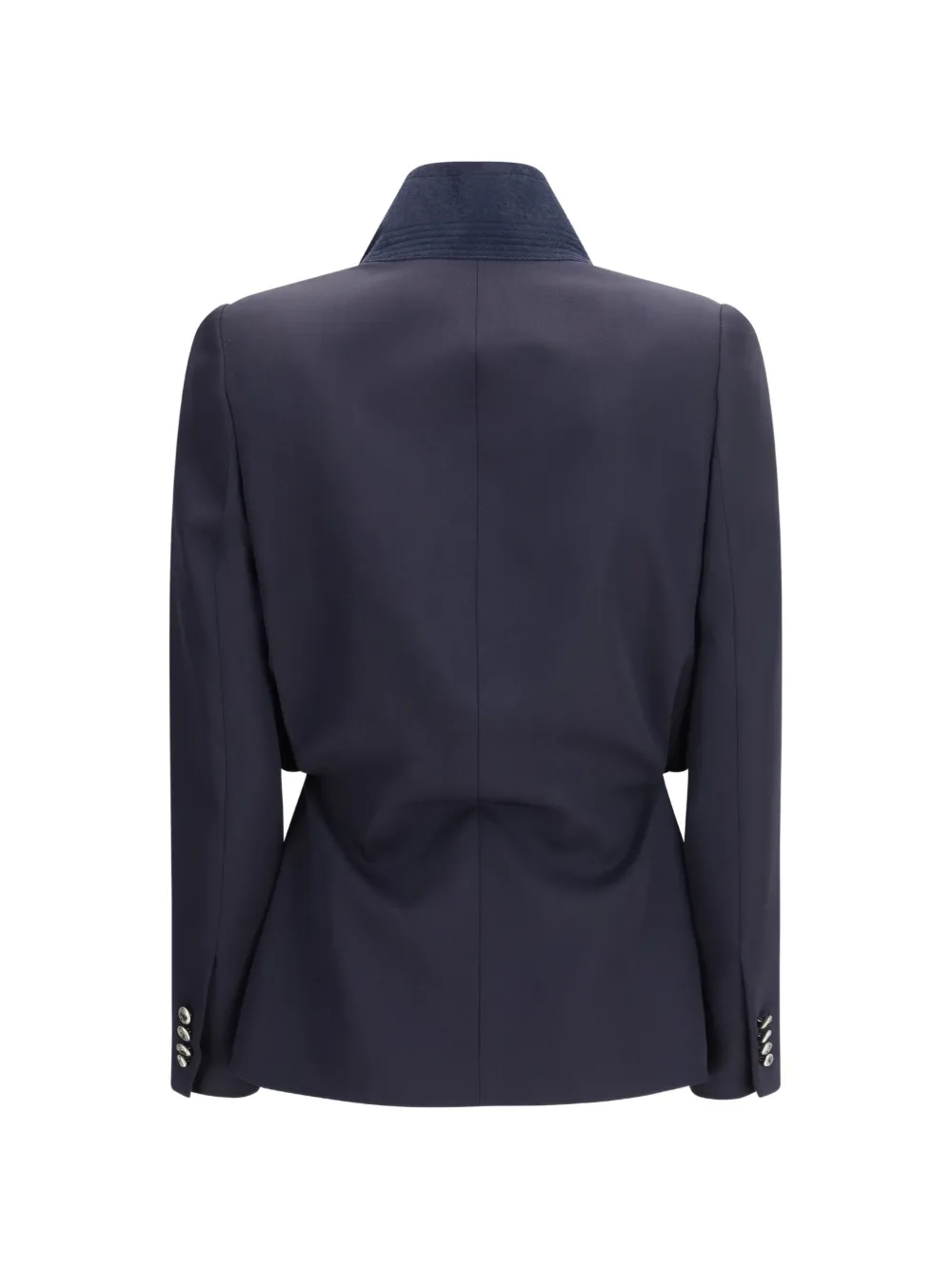  Alexander Mcqueen Button Fitted Jacket - Blue 