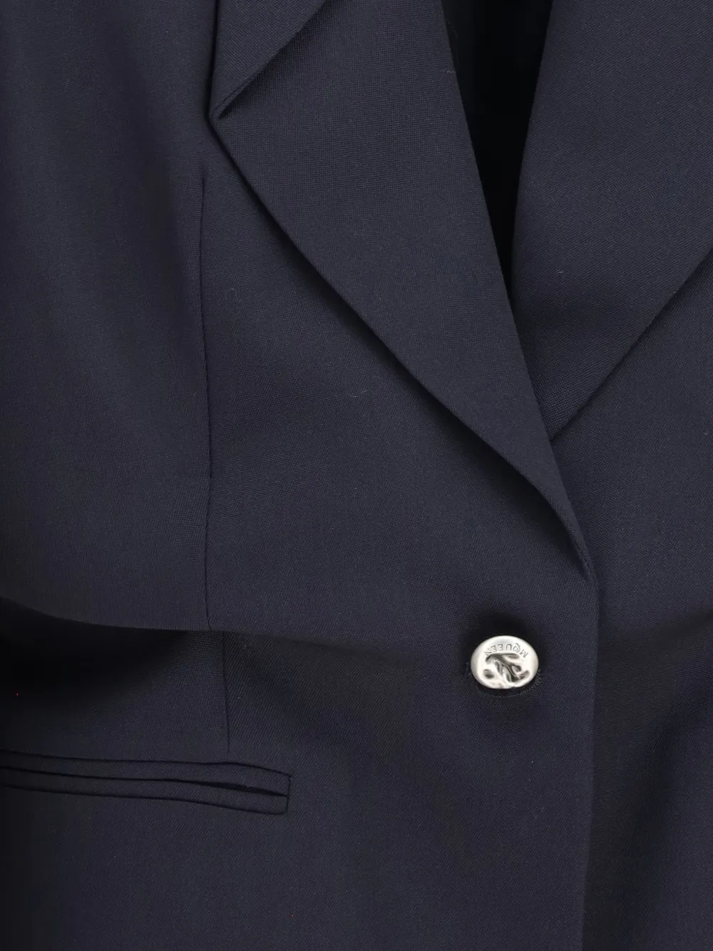  Alexander Mcqueen Button Fitted Jacket - Blue 