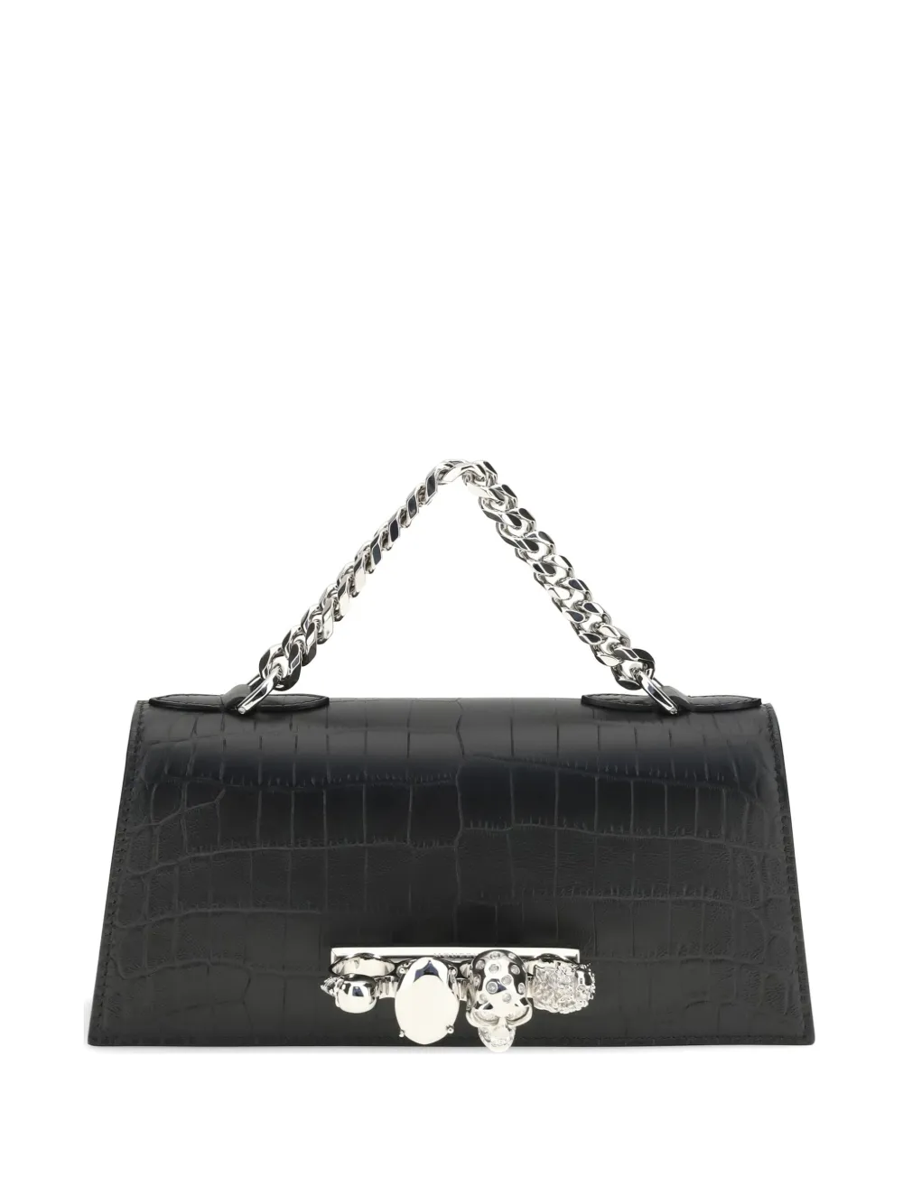 Alexander McQueen jewelled mini shoulder bag - Nero