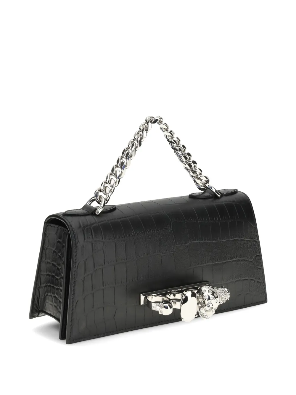 Alexander McQueen Mini-schoudertas met verfraaiing Zwart