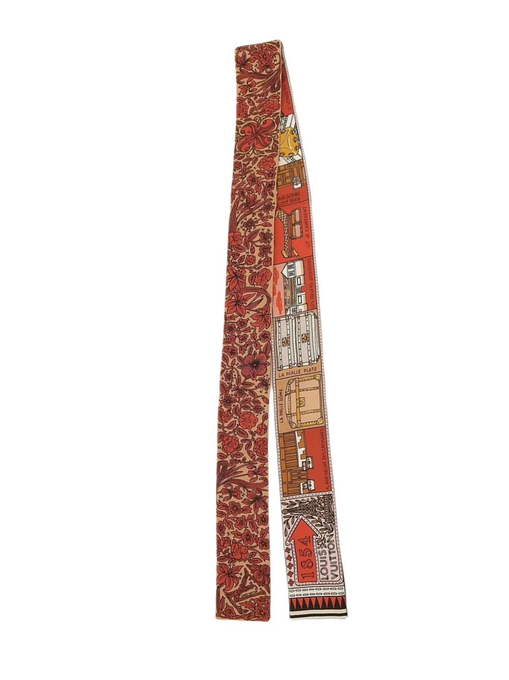 Louis Vuitton Pre-Owned 2018 Jeu De Louis BB Silk Scarf scarves - Marrone