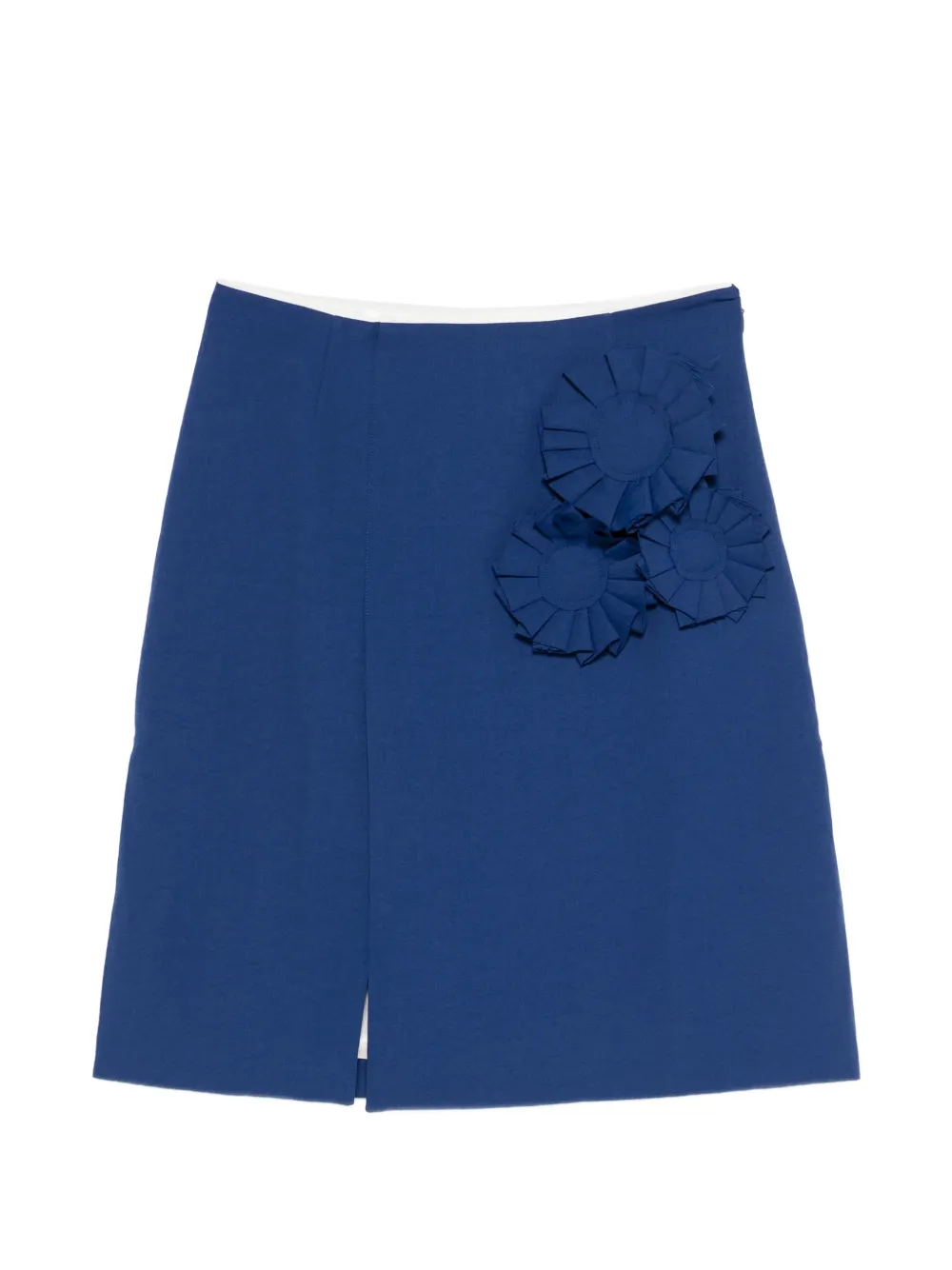 Baum Und Pferdgarten Siena floral-appliqué mini skirt - Blu