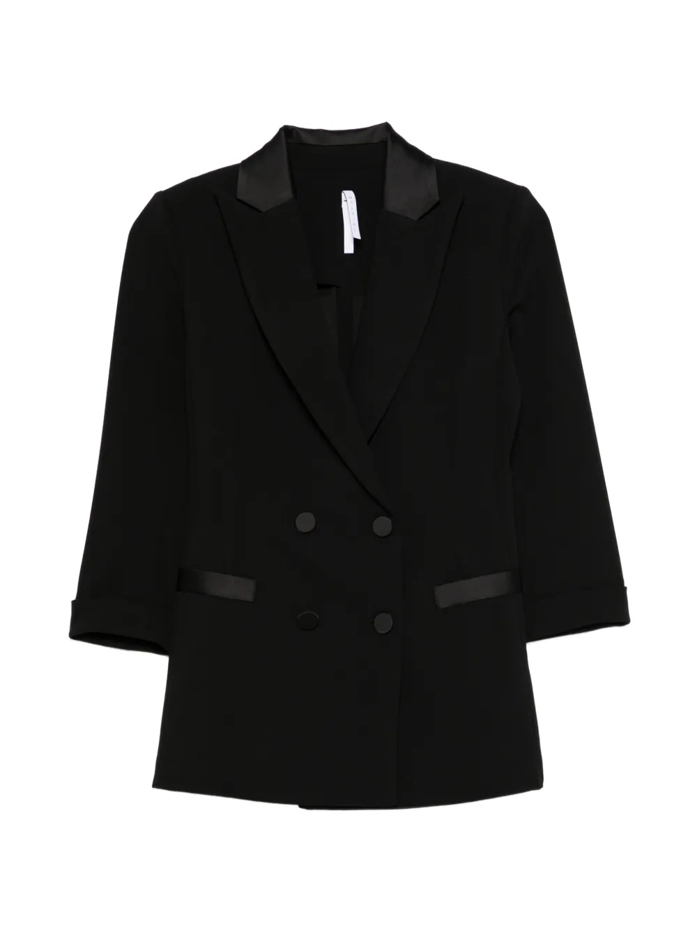 IMPERIAL Doppelreihiger Blazer mit Kragen - Schwarz