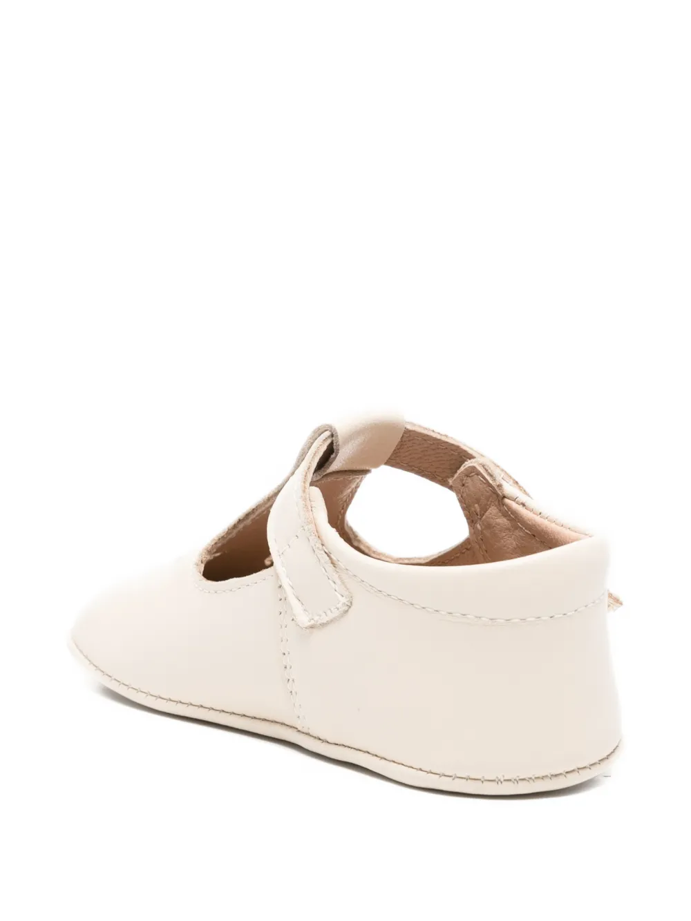 Eli1957 Babyschoenen met T-bandje Beige