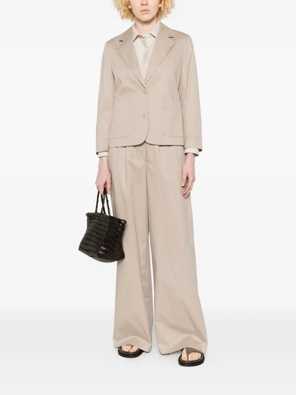  Peserico Button-up Blazer - Neutrals 