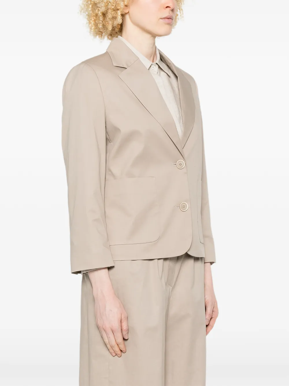  Peserico Button-up Blazer - Neutrals 