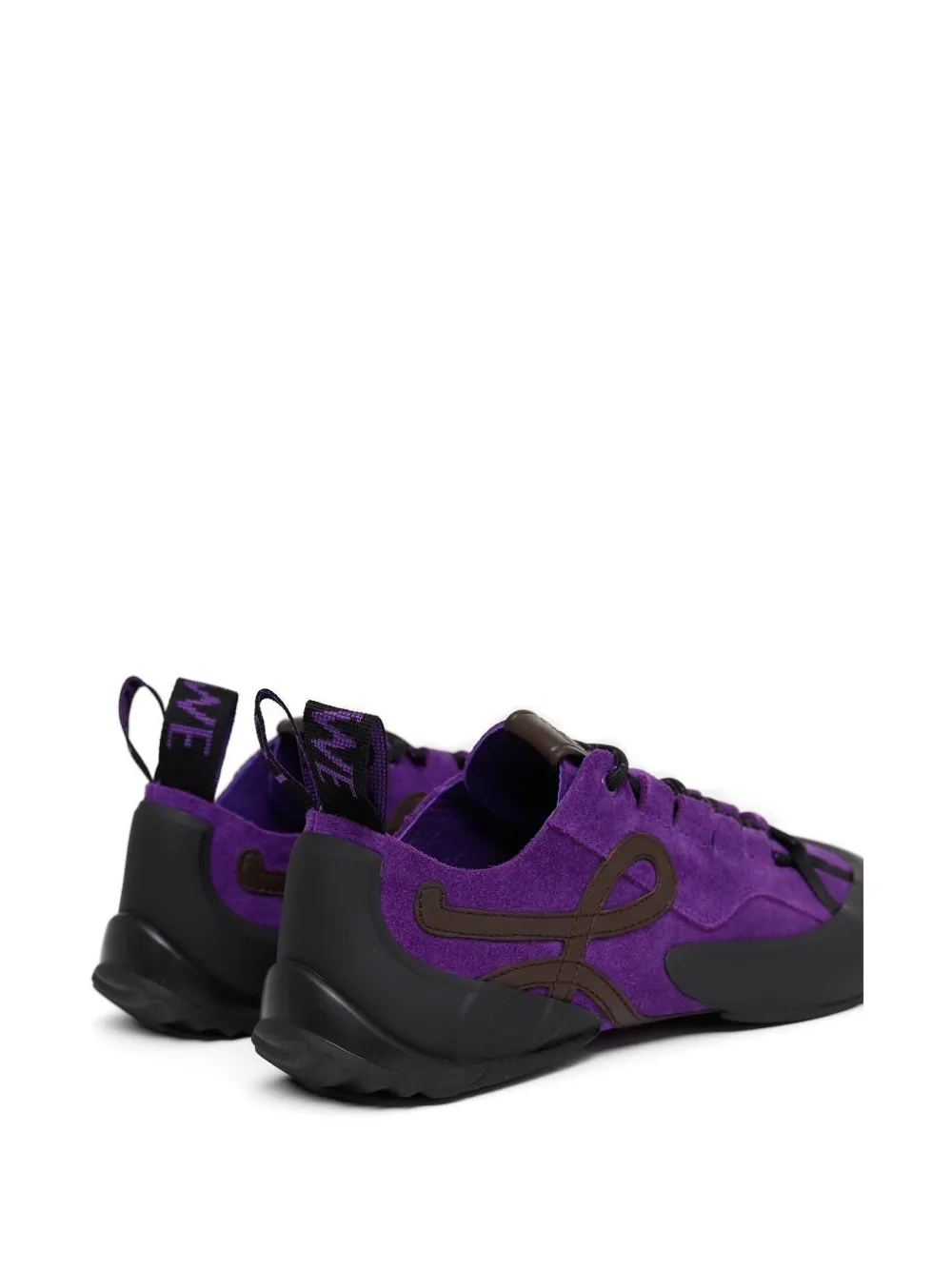 LOEWE Grip lace-up Anagram sneakers Paars