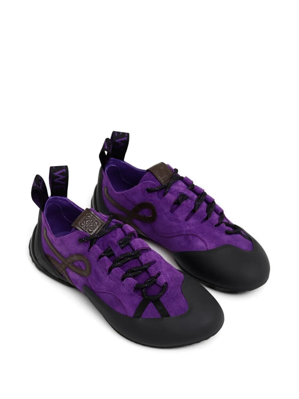 LOEWE Grip lace-up Anagram sneakers Paars