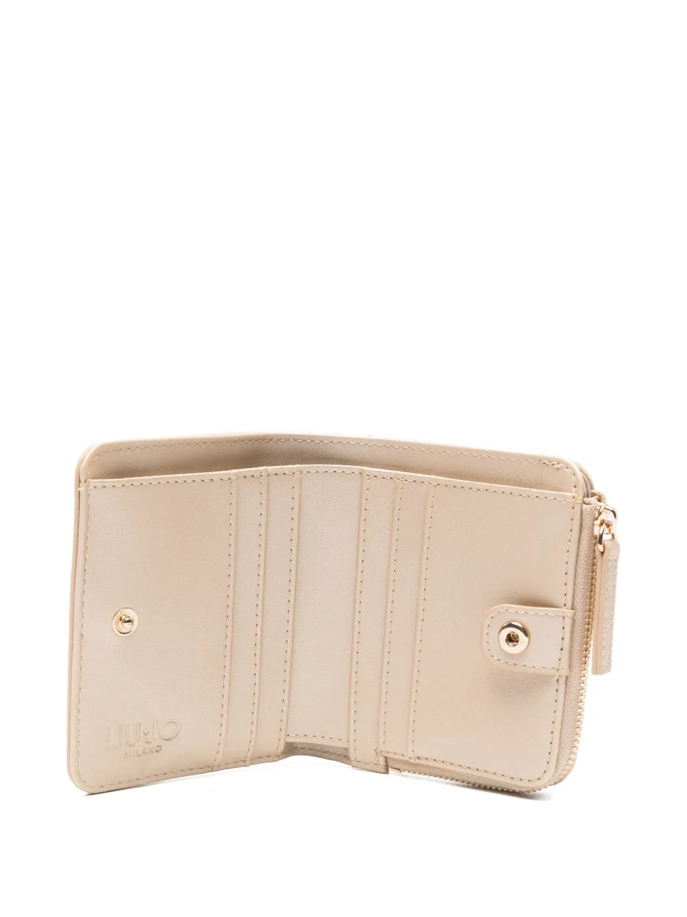  Liu Jo Logo-embossed Wallet - Gold 