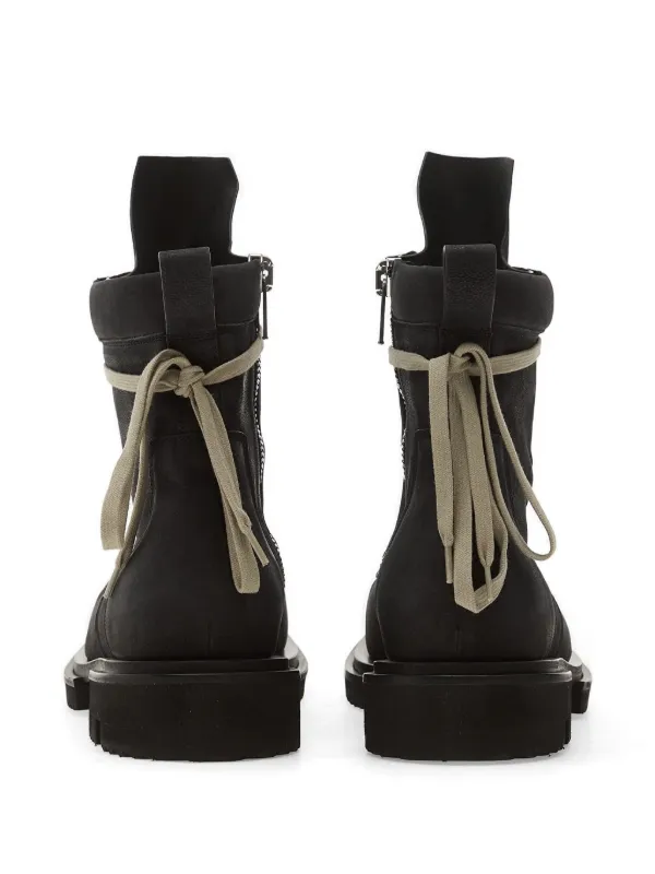 Rick Owens Army Gabe Boots | Black | FARFETCH
