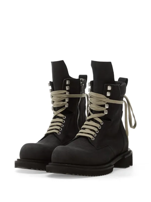 Rick Owens Army Gabe Boots | Black | FARFETCH JO