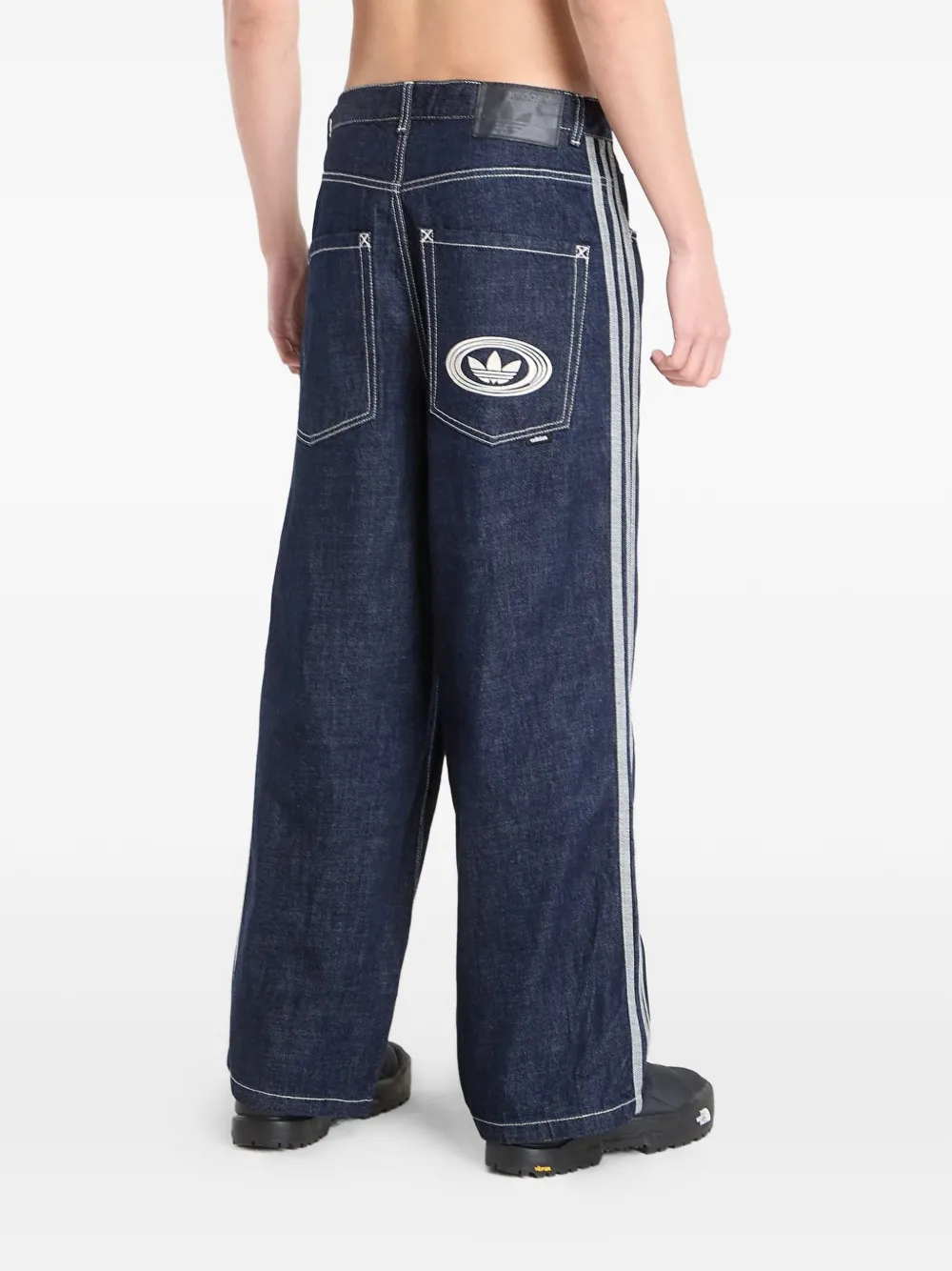 adidas 3-Stripes jeans Blauw