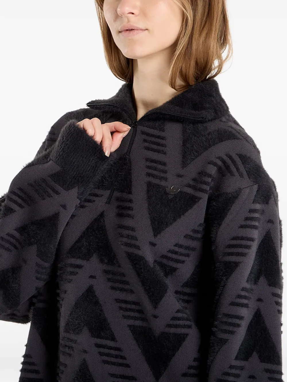 adidas Sweater met patroon Zwart