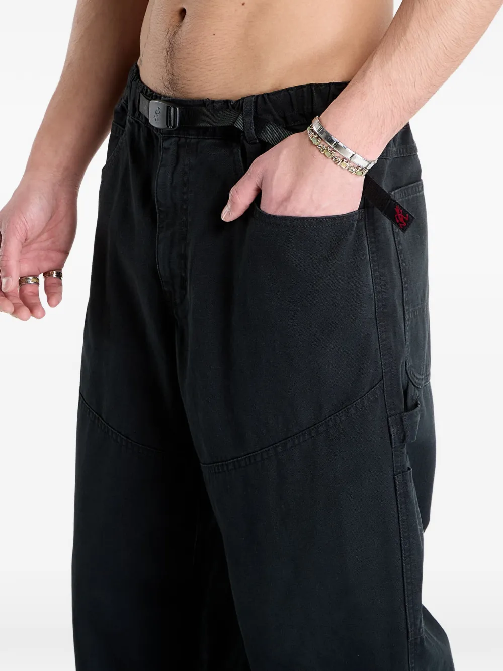 Gramicci Taos broek met ceintuur Zwart