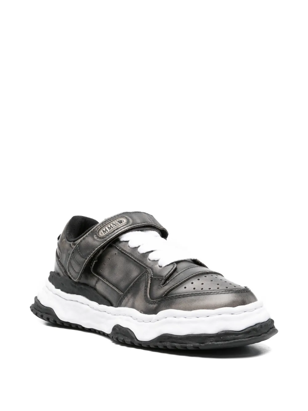 Maison MIHARA YASUHIRO Keith sneakers met klittenband Grijs