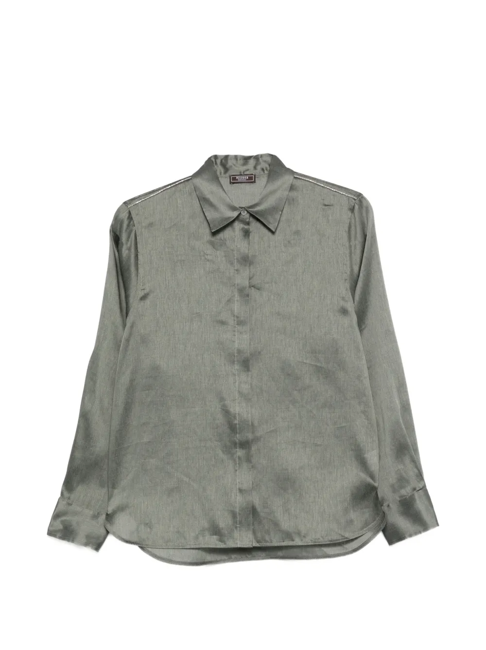 Peserico jewel-trim shirt - Verde