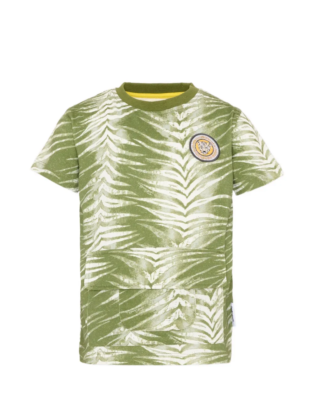 Just Cavalli Kids zebra print short sleeve T-shirt - Verde