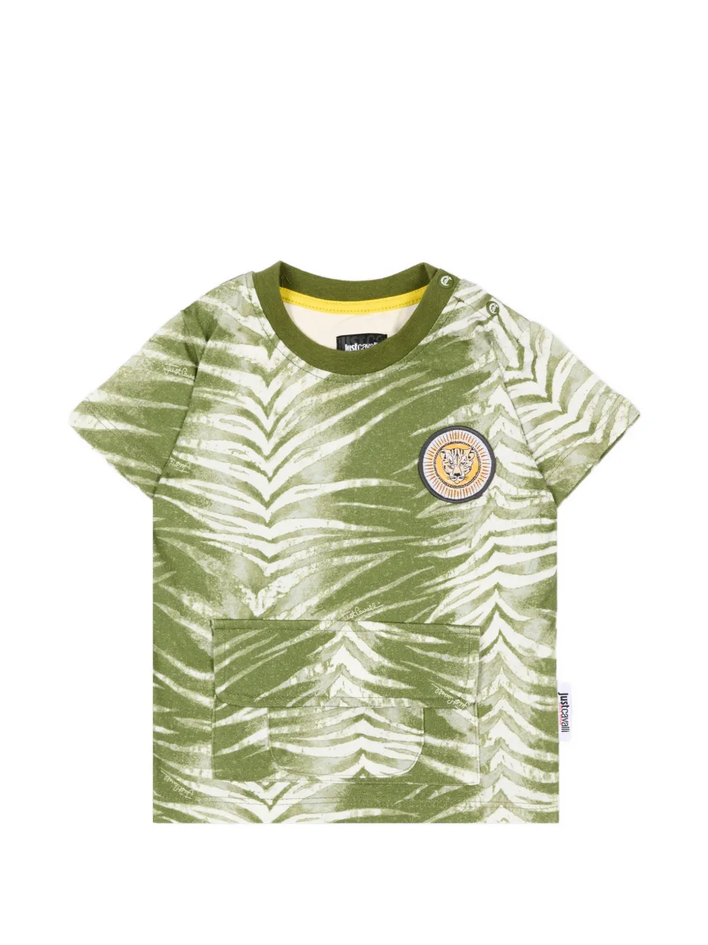 Just Cavalli Kids zebra T-shirt - Verde