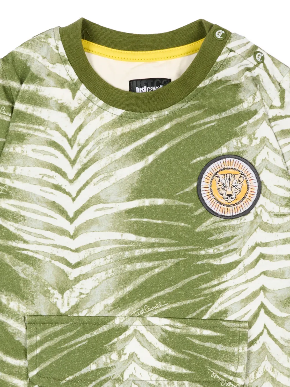  Just Cavalli Kids Zebra T-shirt - Green 