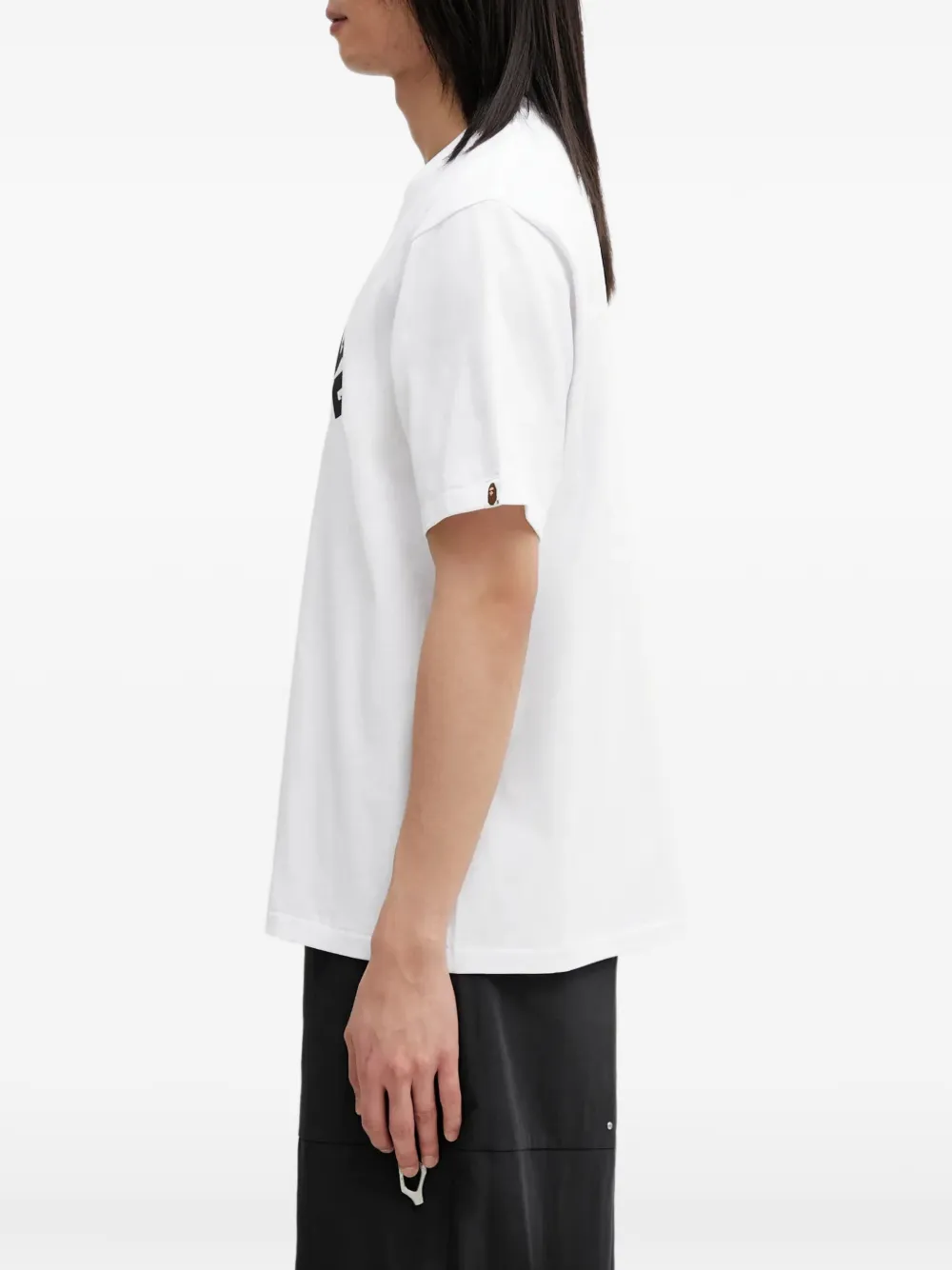 A BATHING APE crew-neck T-shirt Wit
