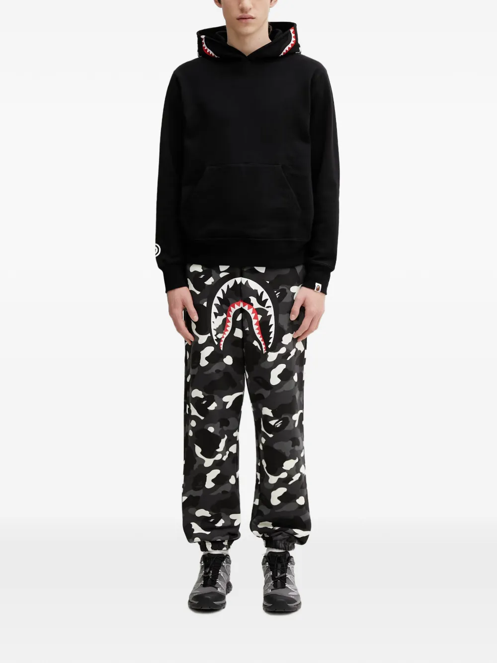 A BATHING APE CITY CAMO SHARK broek Zwart