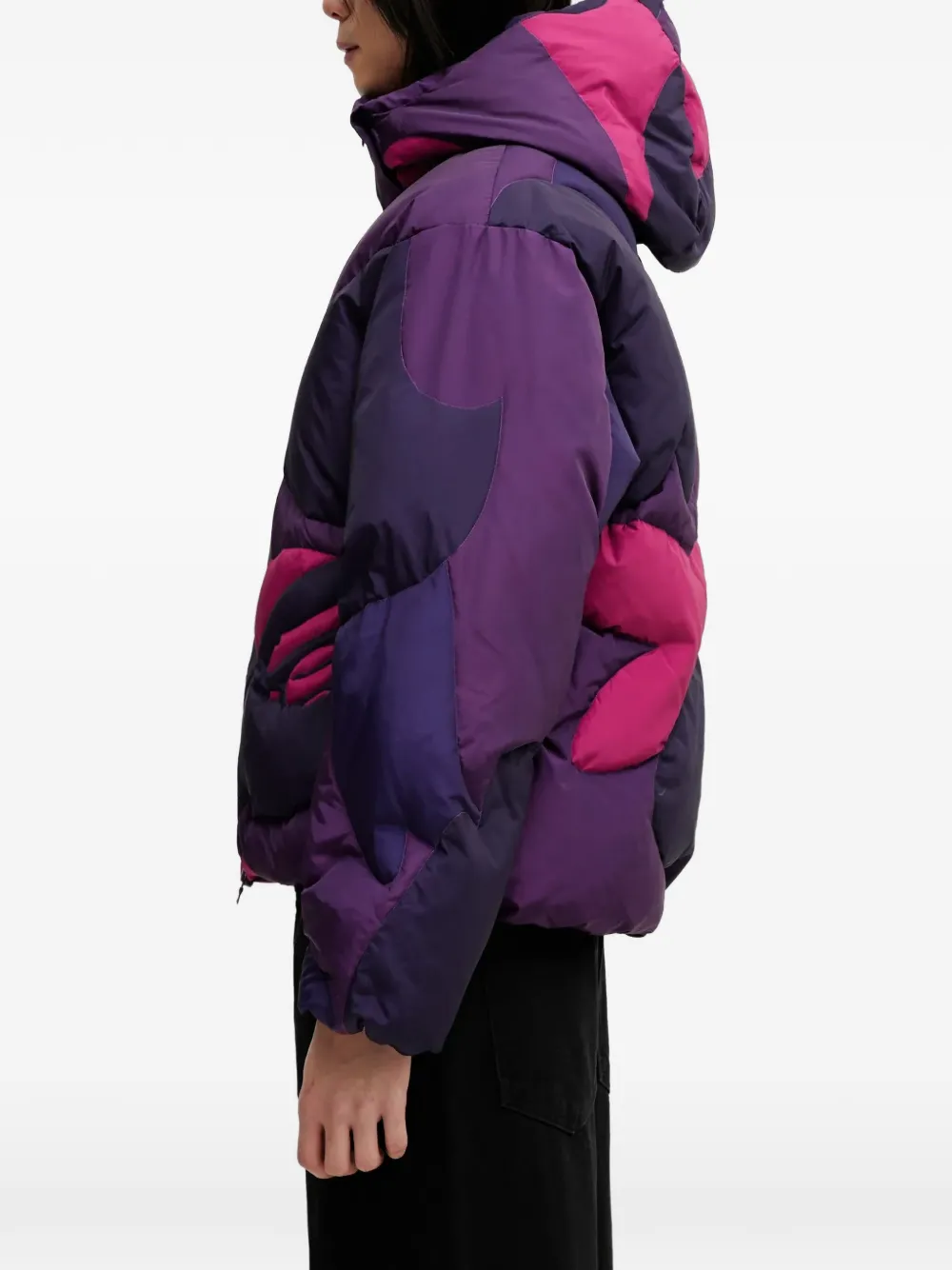  A Bathing Ape® Mega Color Camo Patterned Hooded Jacket - Morado 
