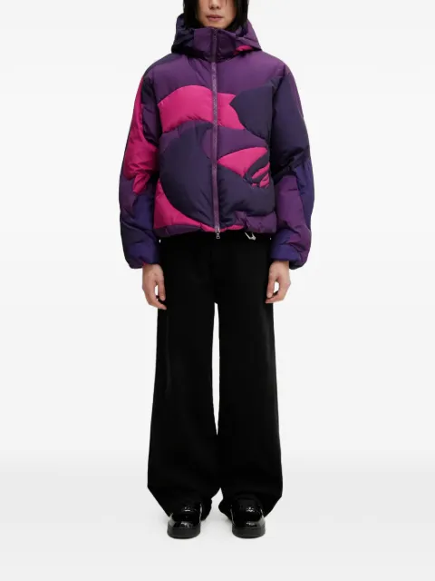 A BATHING APE® Mega Color Camo patterned hooded jacket