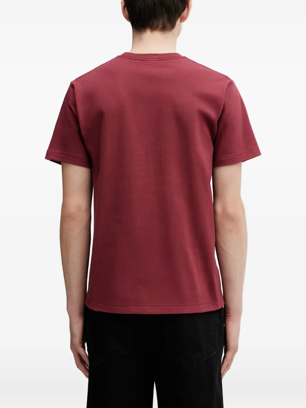A BATHING APE T-shirt met grafische print Rood