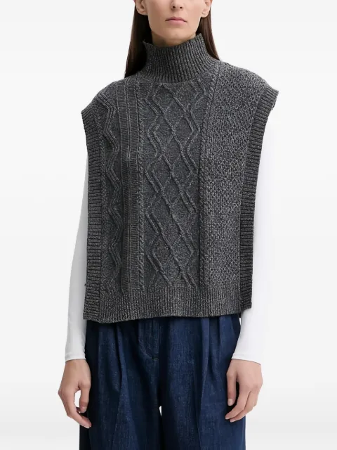 A.P.C. ケーブルニット ファンネルネックベスト