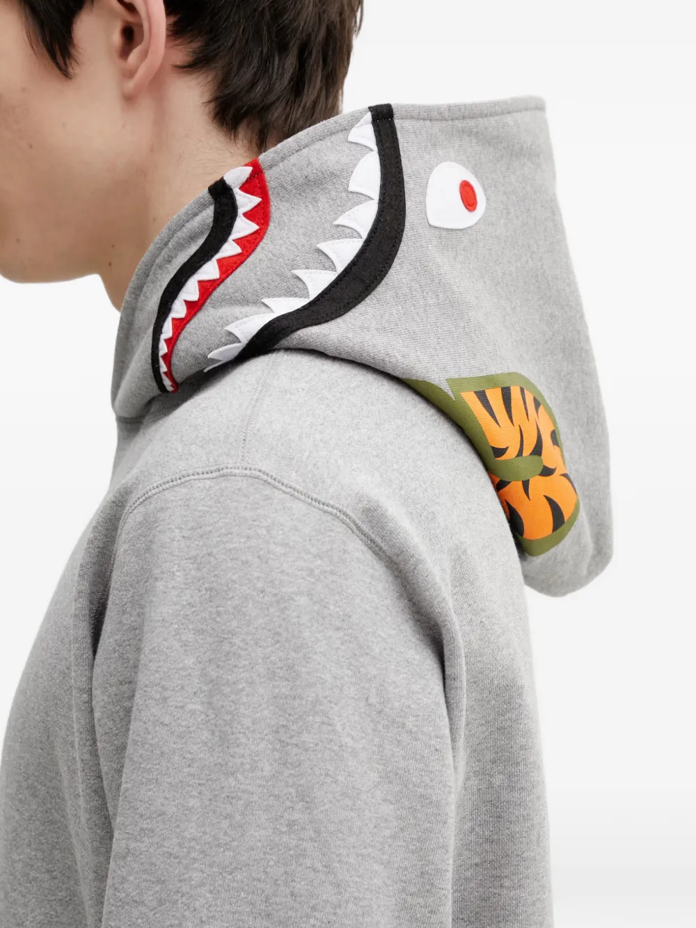 A BATHING APE Sweater met capuchon Grijs