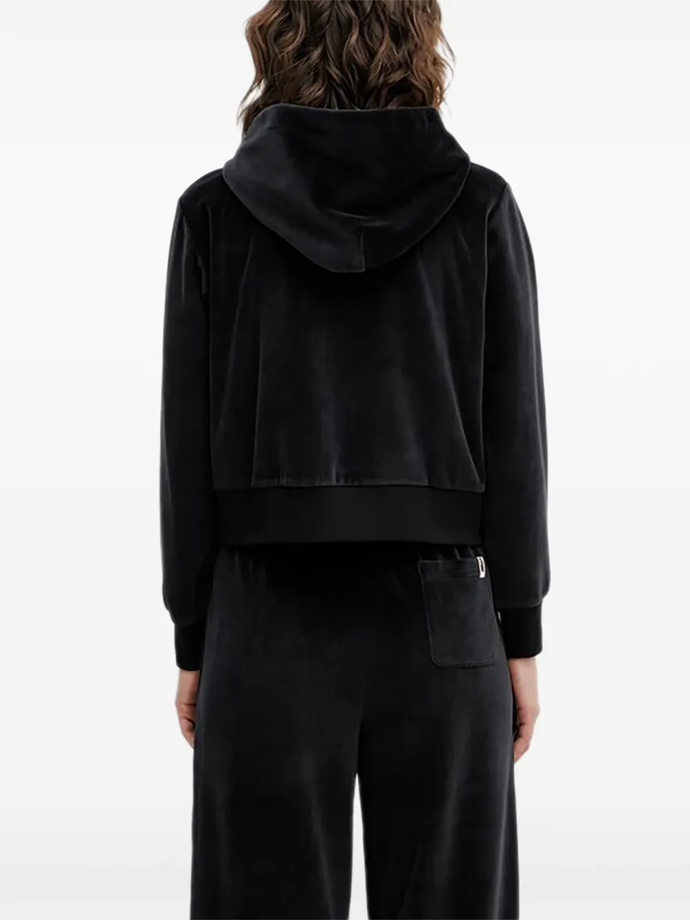 A BATHING APE Hoodie verfraaid met logo Zwart