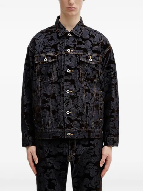 A BATHING APE® printed denim jacket