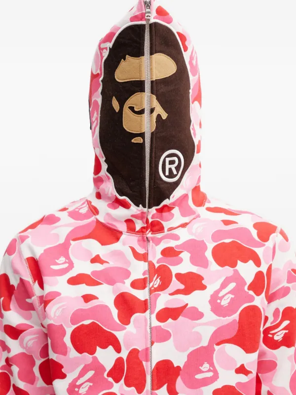 A BATHING APE® ABC Camo 2nd camouflage-print Hoodie | Pink | FARFETCH