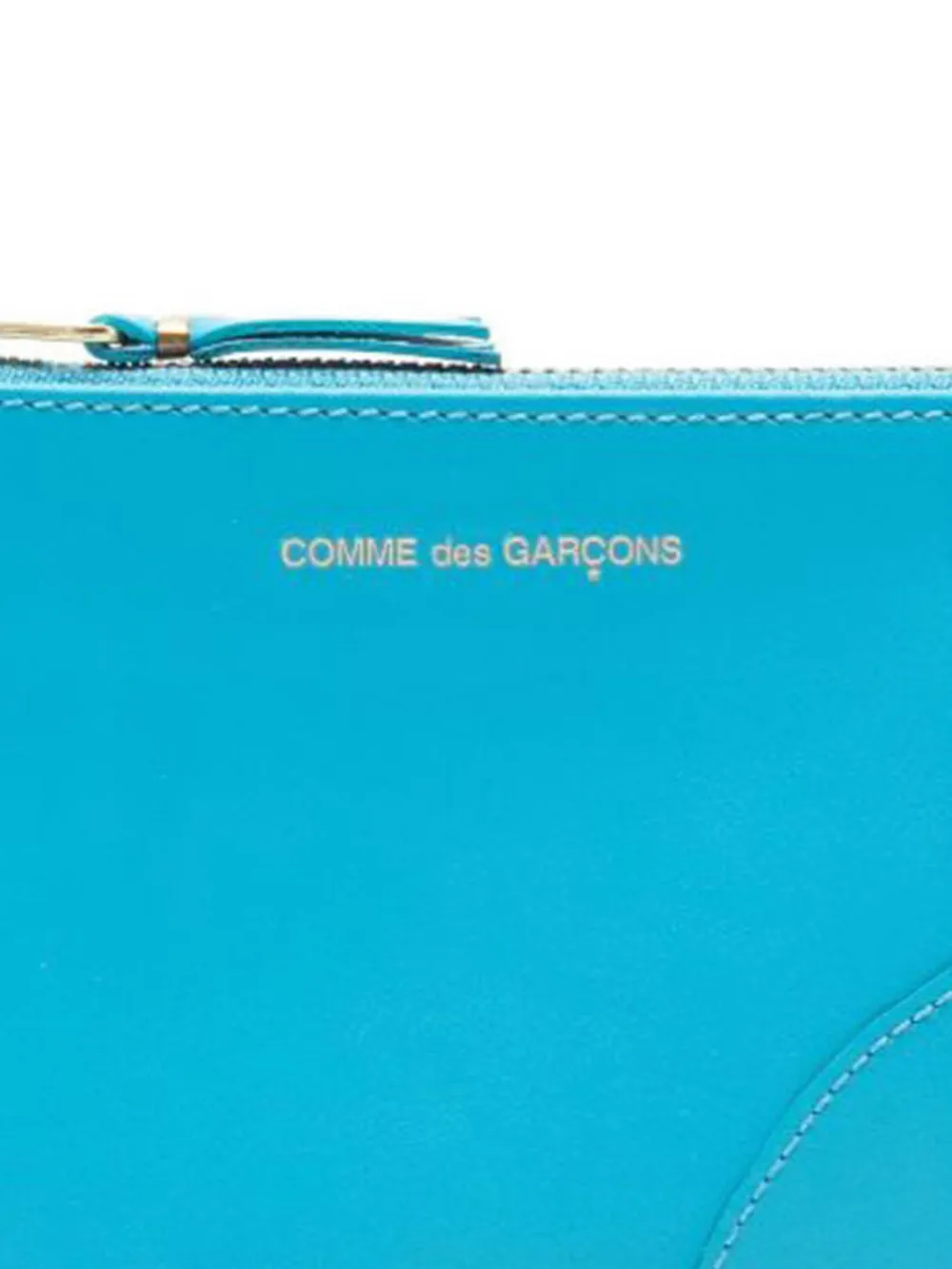 Comme Des Garçons Wallet Portemonnee met rits Blauw