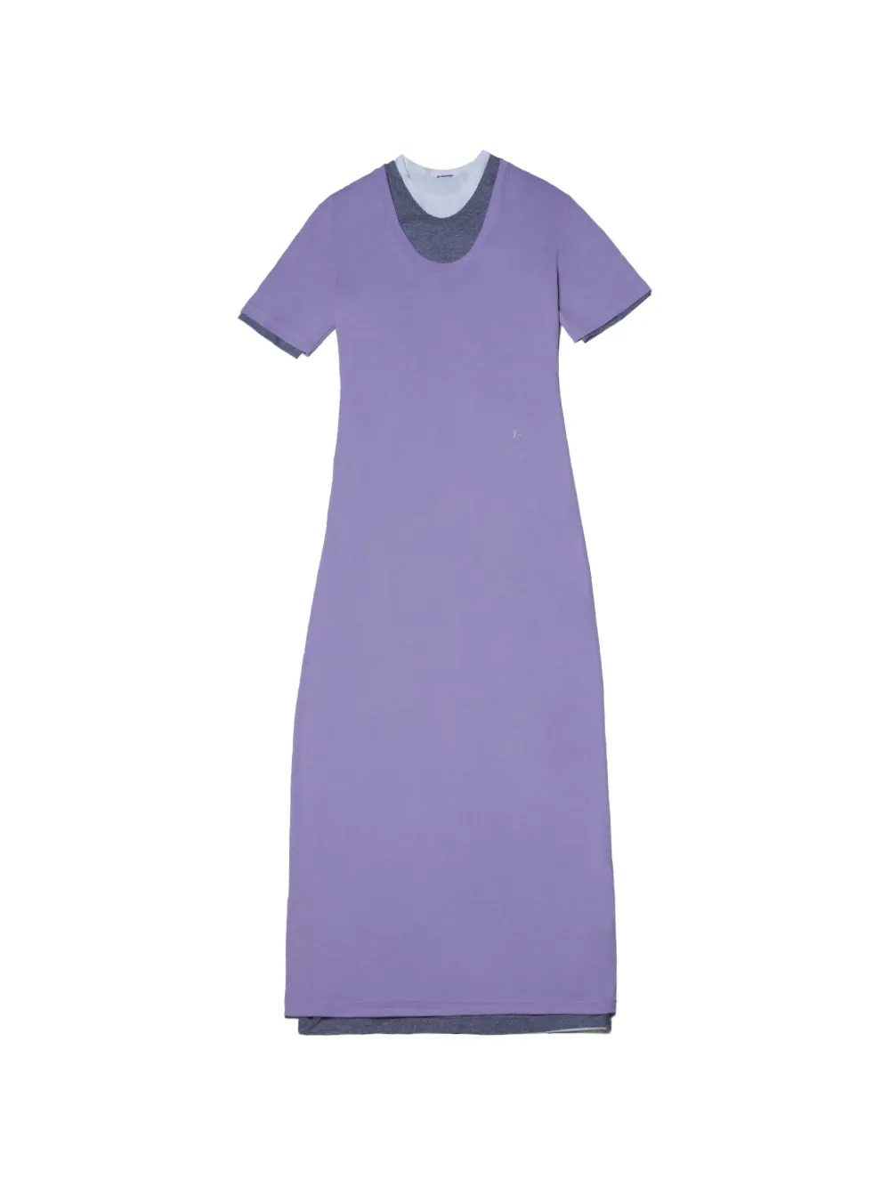 Jil Sander short-sleeved layered maxi dress - Viola