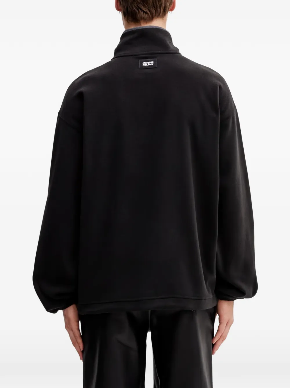 AAPE BY *A BATHING APE zip-up logo-detail sweatshirt Zwart